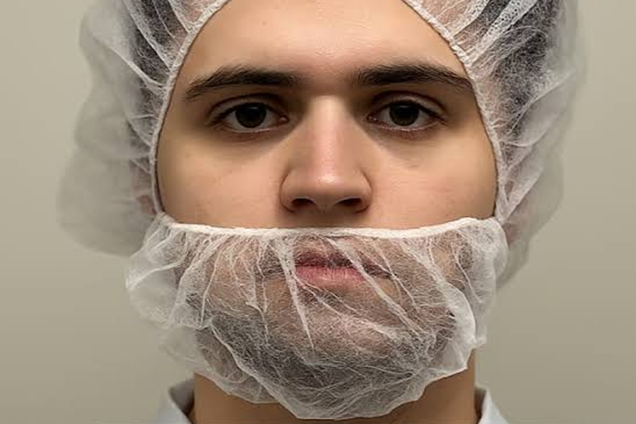 Disposable Detectable Beard Covers
