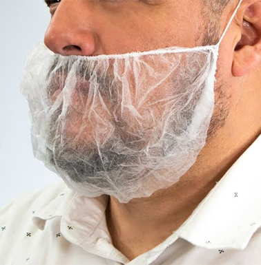 Disposable Detectable Beard Covers