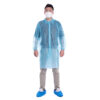 Disposable PE Button Lab Coat for Wholesale Procurement