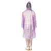 Disposable PE CPE Hooded Rain Coat for Wholesale Supply