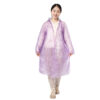 Disposable PE CPE Hooded Rain Coat for Wholesale Supply