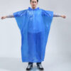 Disposable PE CPE Hooded Rain Poncho for Wholesale Supply