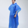Disposable PE CPE Hooded Rain Poncho for Wholesale Supply