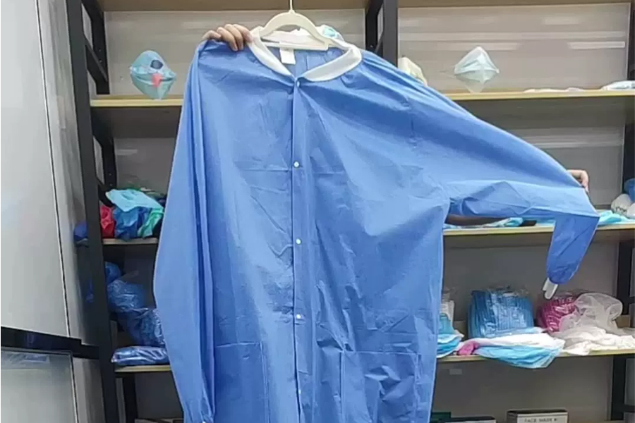 Disposable Plastic Lab Coats