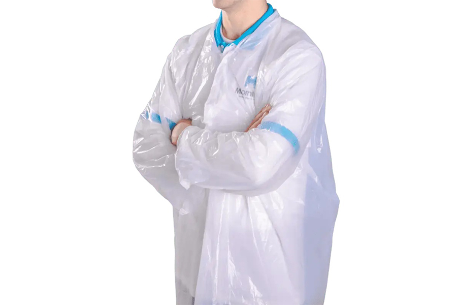 Disposable Plastic Lab Coats