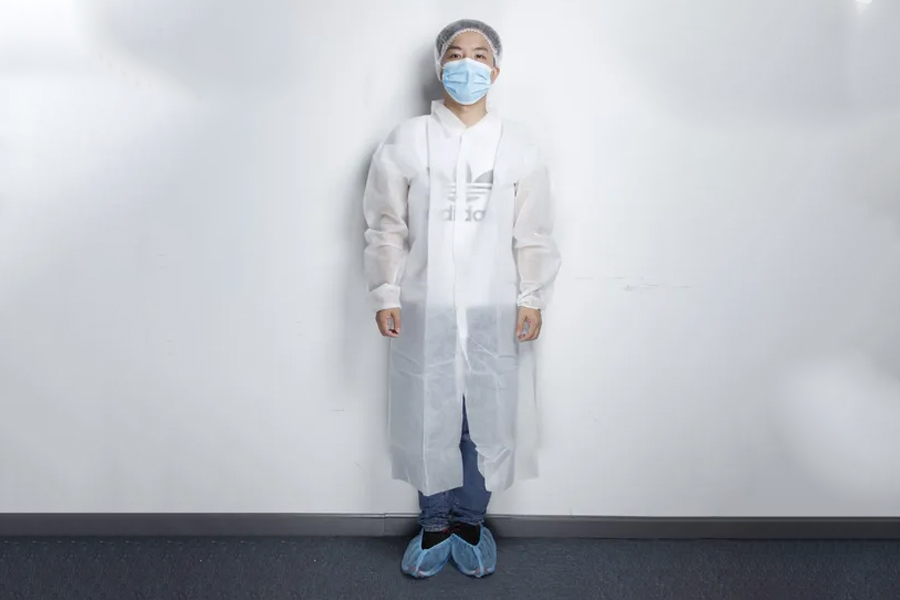 Disposable Plastic Lab Coats