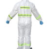 Disposable Reflective Hooded Coverall for Industrial Supply