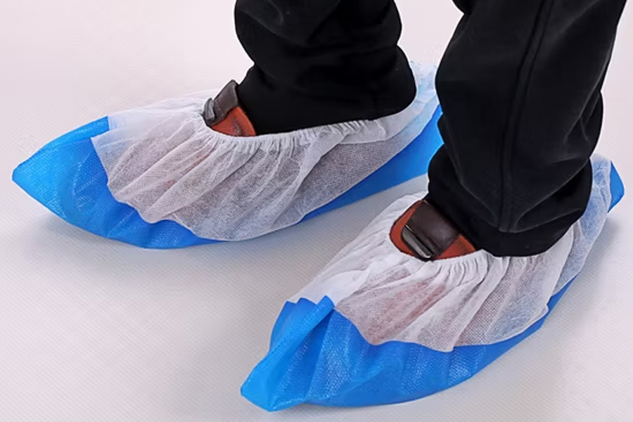 Disposable Shoe Covers with CPE Sole