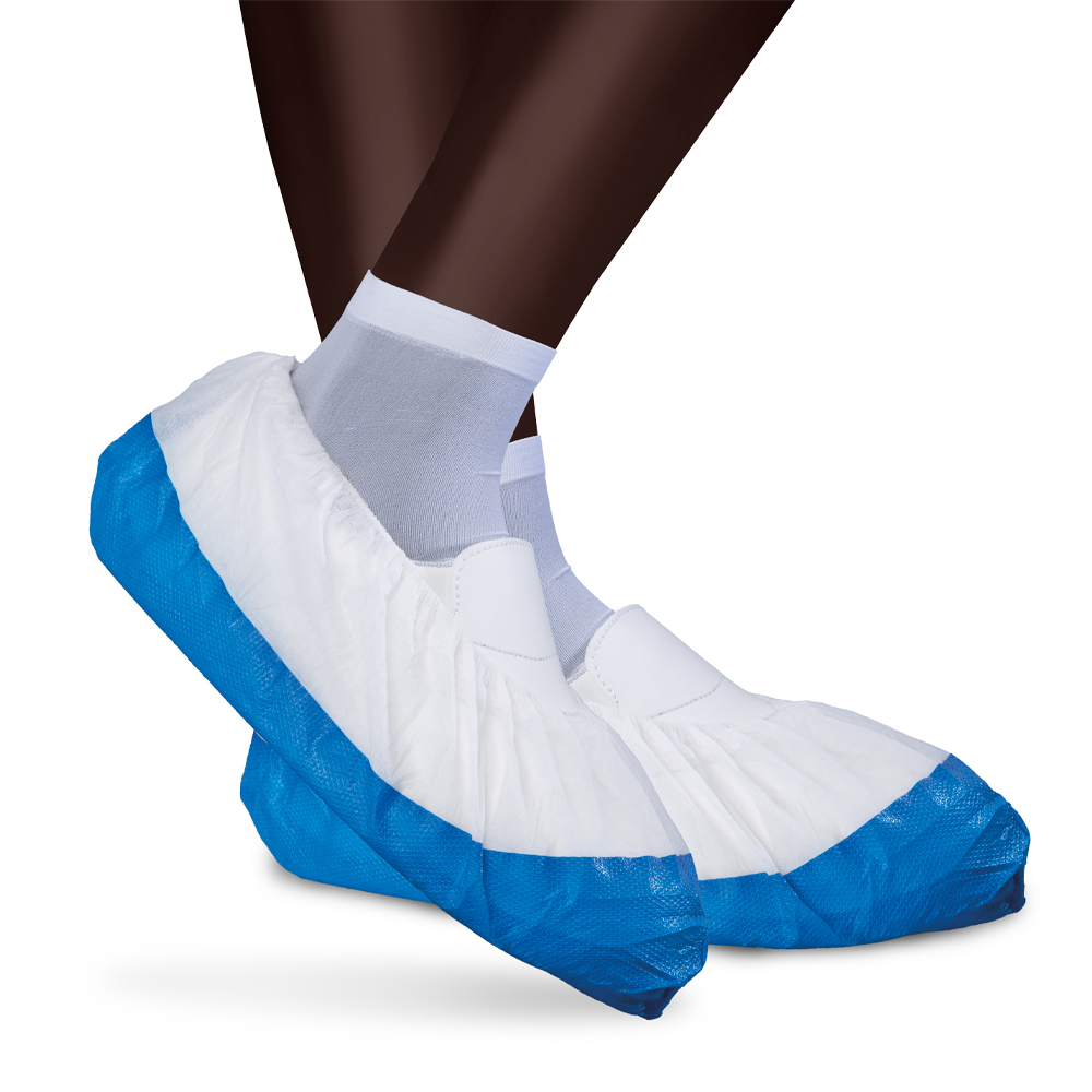 Disposable Shoe Covers with CPE Sole