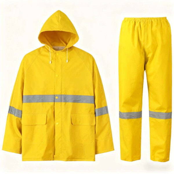 Hooded Raincoat Trouser Set for Wholesale Workwear Supply