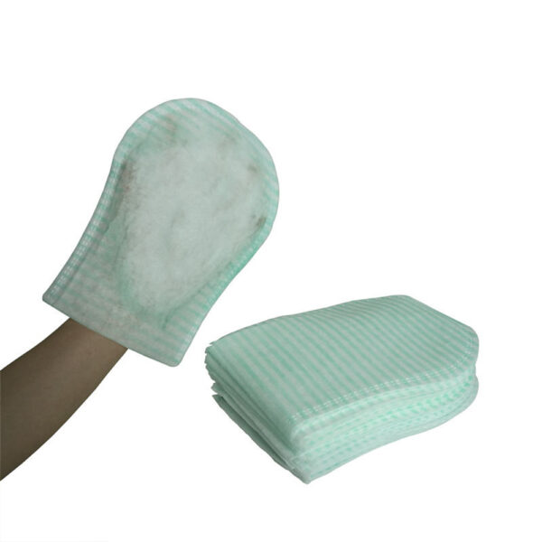 Nonwoven Thumb Wash Mitt for Healthcare Wholesale Supply