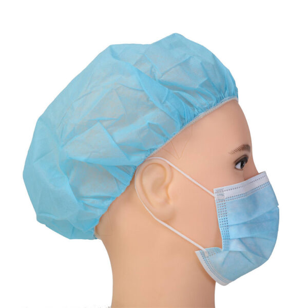 PP Nonwoven Disposable Bouffant Caps for Industrial Use PP Nonwoven Disposable Bouffant Caps for Industrial Use