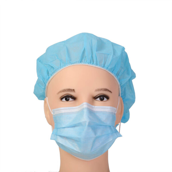 PP Nonwoven Disposable Bouffant Caps for Industrial Use PP Nonwoven Disposable Bouffant Caps for Industrial Use