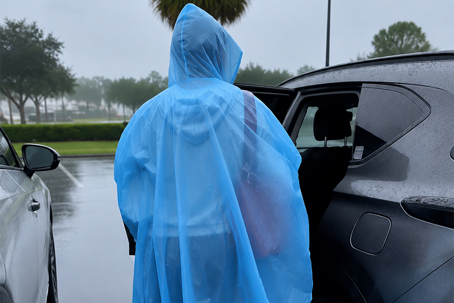 PVC Rain Coats Ponchos