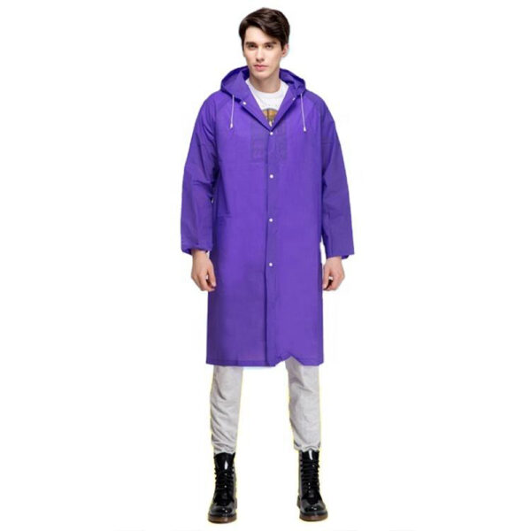 Polka Dot EVA Hooded Rain Coat for Wholesale Procurement Polka Dot EVA Hooded Rain Coat for Wholesale Procurement