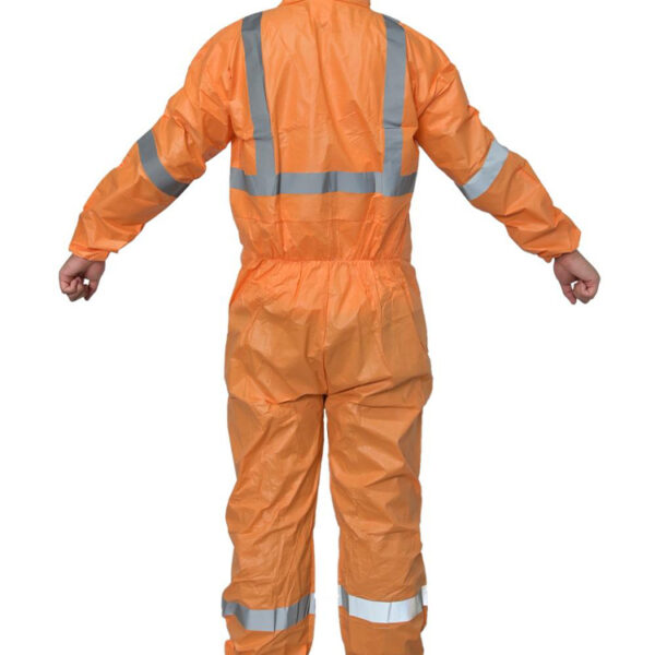 Reflective Tape Disposable Coverall for Industrial Supply