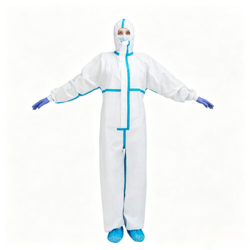 SMS Microporous Protective Coveralls for Industrial Supply