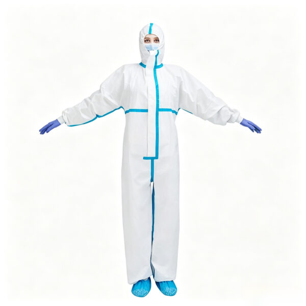 SMS Microporous Protective Coveralls for Industrial Supply