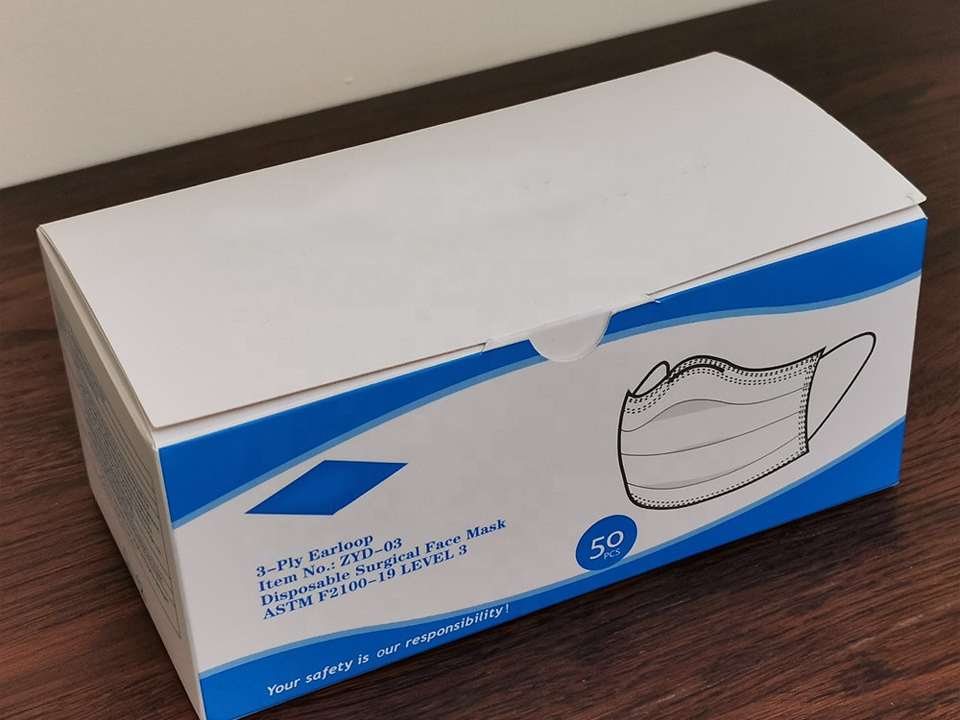 Three-Layer Disposable Face Masks