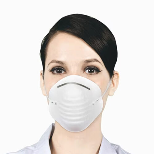 White 1-Ply PP Spunbond Cup Dust Mask for Bulk Sourcing White 1-Ply PP Spunbond Cup Dust Mask for Bulk Sourcing