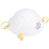 White 3-Ply Cup Dust Mask with Valve for Wholesale Supply