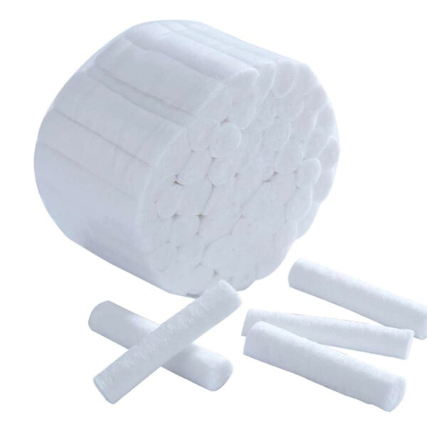 White Cotton Dental Rolls for OEM Healthcare Procurement