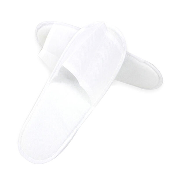 White Disposable Guest Slippers for Hotel Wholesale Supply