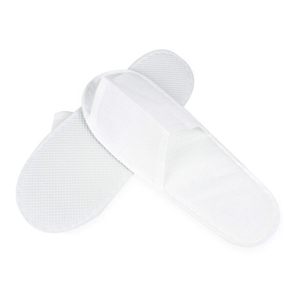 White Disposable Guest Slippers for Hotel Wholesale Supply