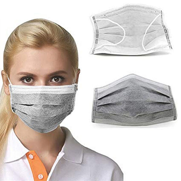 Wholesale 4-Ply Activated Carbon Disposable Earloop Mask