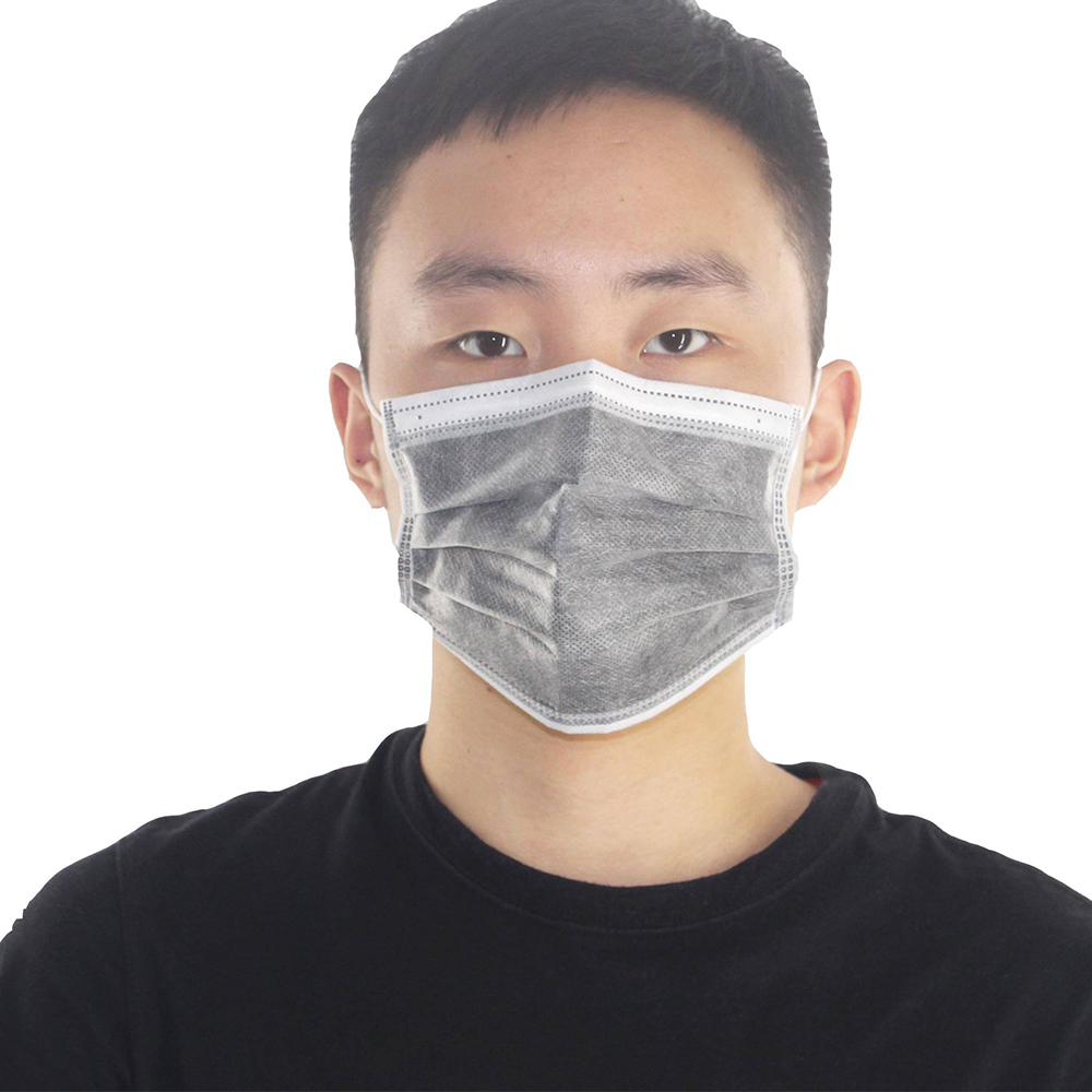 Wholesale 4-Ply Activated Carbon Disposable Earloop Mask