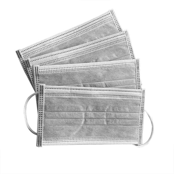 Wholesale Activated Carbon 4-Ply Disposable Earloop Mask