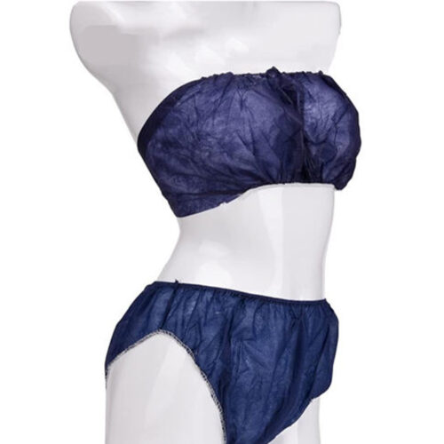 Wholesale Disposable Nonwoven Bra and Underwear Set Supply