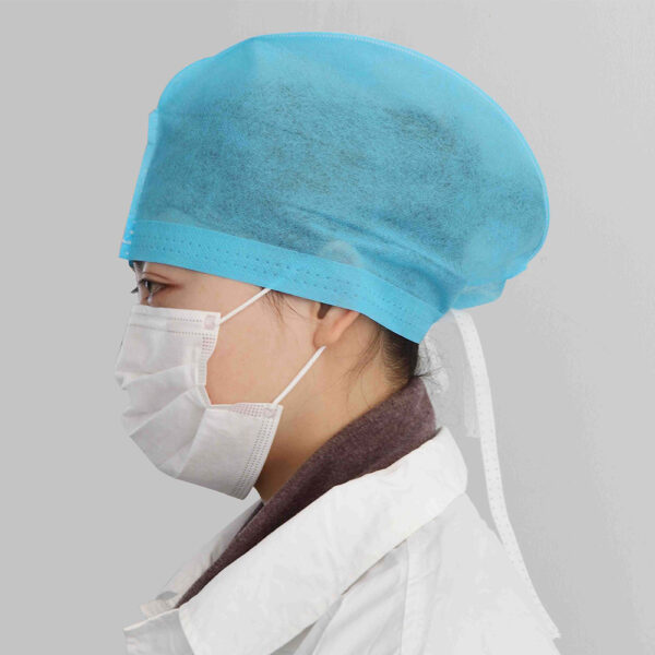 Wholesale Disposable PP Nonwoven Doctor Caps with Back Ties Wholesale Disposable PP Nonwoven Doctor Caps with Back Ties
