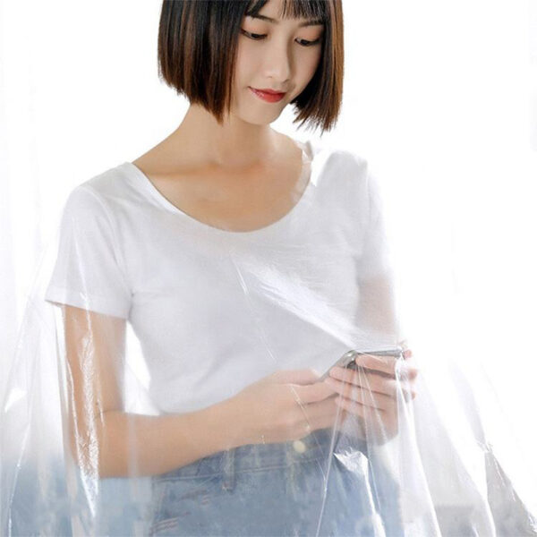Wholesale PE CPE Disposable Hair Cutting Cape for Salons Wholesale PE CPE Disposable Hair Cutting Cape for Salons