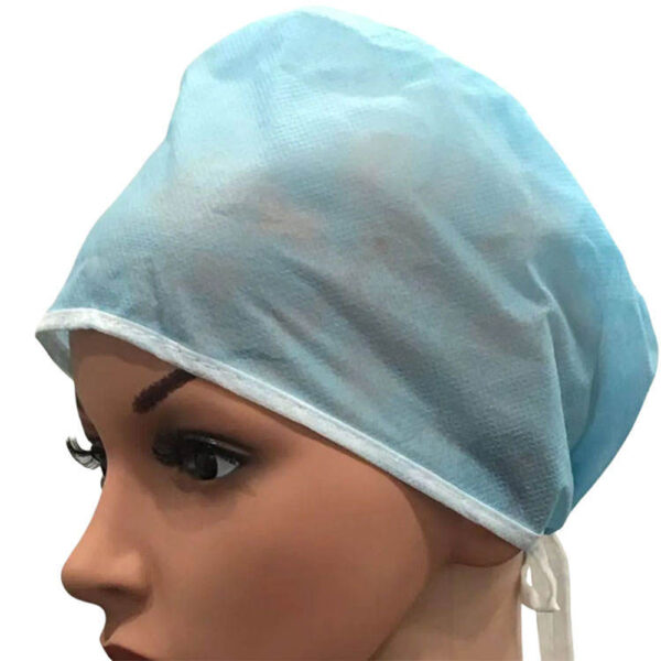 Wholesale PPSMS Tie-Back Doctor Caps for Hygiene Supply