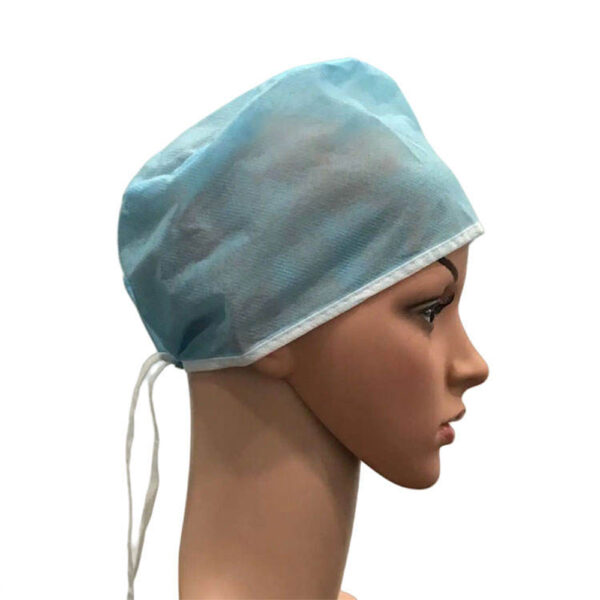 Wholesale PPSMS Tie-Back Doctor Caps for Hygiene Supply