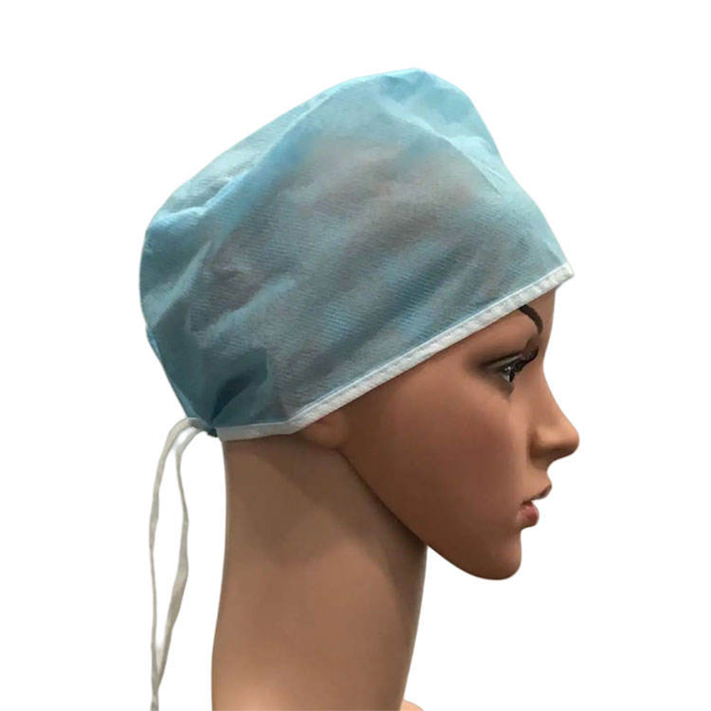 Wholesale PPSMS Tie-Back Doctor Caps for Hygiene Supply