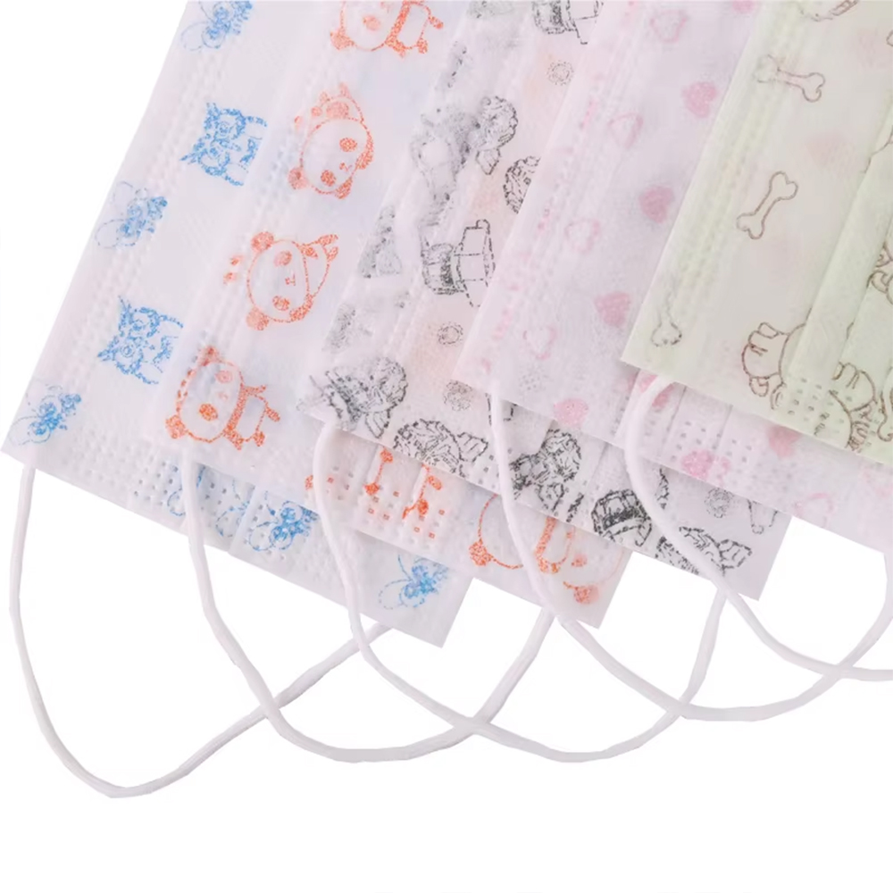 Wholesale Printed Disposable Ear Loop Face Masks Supplier